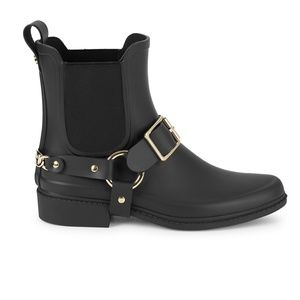 Karl Lagerfeld Paris Buckled Rain Boots Size 7M